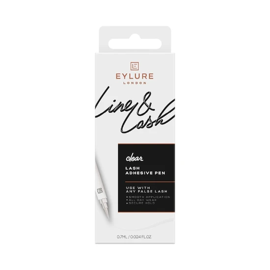 Eylure Line & Lash 2-in-1 Lash Adhesive Eyeliner Black