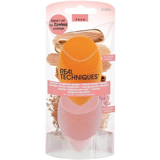 Real Techniques Miracle Complexion Powder Sponge x 2