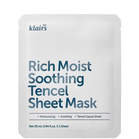 Dear Klairs Rich Moist Soothing Tencel Sheet Mask 25ml