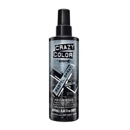 Crazy Color Pastel Spray Temporary Hair Dye Graphite