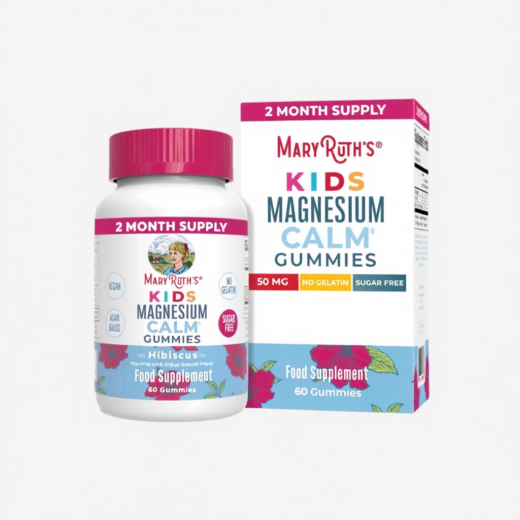 Kids Magnesium Calm Gummies - Hibiscus - 60 gummies