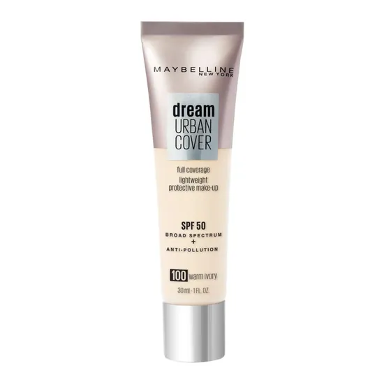 Maybelline Dream Urban Cover Full Coverage Foundation 100 Warm Ivory