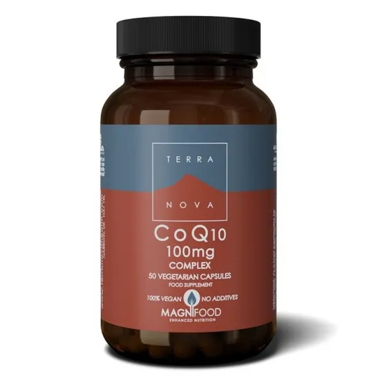 Terranova CoQ10 100mg Complex Vegicaps 50 Vegicaps