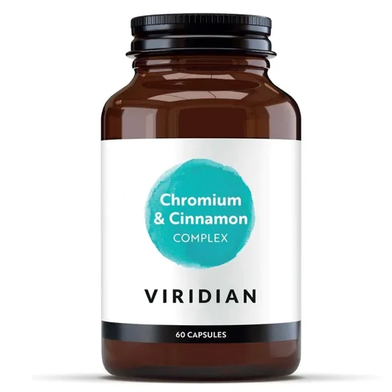 Viridian Chromium & Cinnamon Complex Capsules 60 Capsules