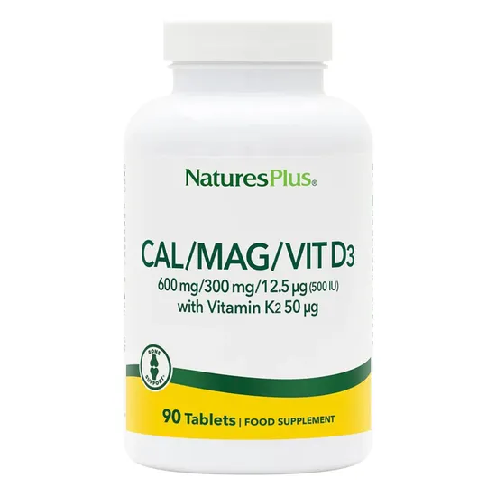 Nature's Plus Cal/Mag With D3/K2 Tablets 180 Tablets