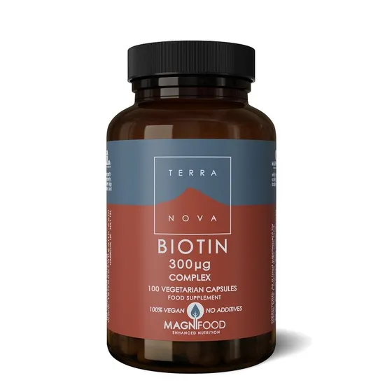 Terranova Biotin 300ug Complex 100 Vegicaps