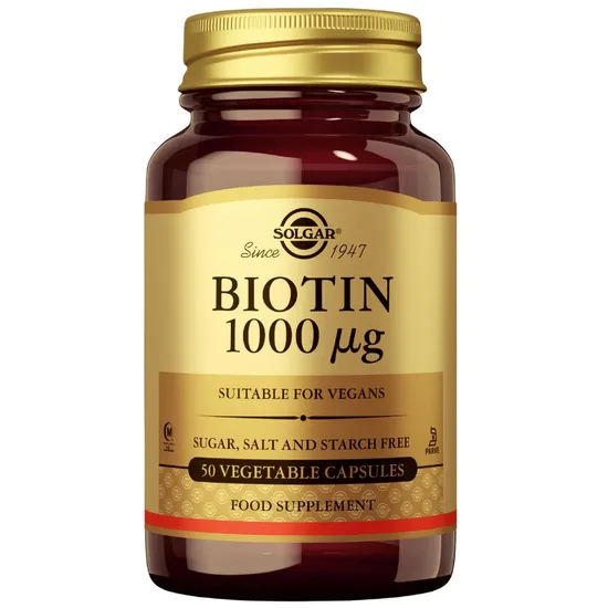 Solgar Biotin 1000ug Capsules 50 Capsules