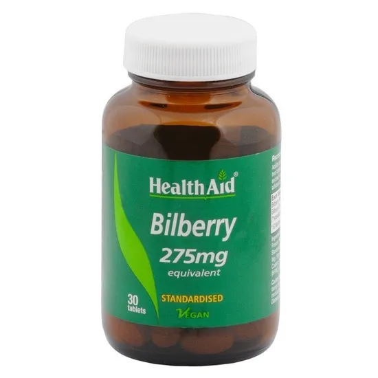 Health Aid Bilberry 275mg 30 Tablets
