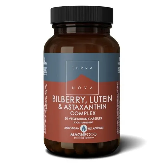Terranova Bilberry, Lutein & Astaxanthin Complex 50 Vegicaps