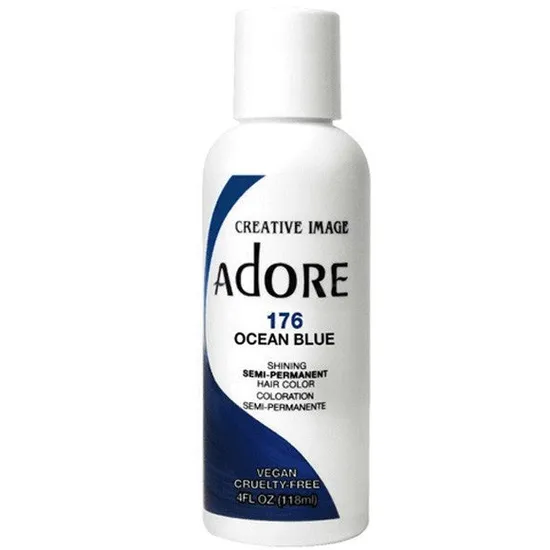 Adore Semi-Permanent Hair Colour Ocean Blue