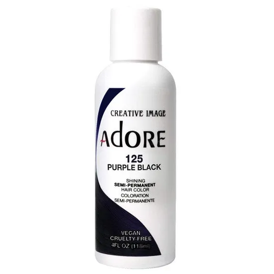 Adore Semi-Permanent Hair Colour Purple Black