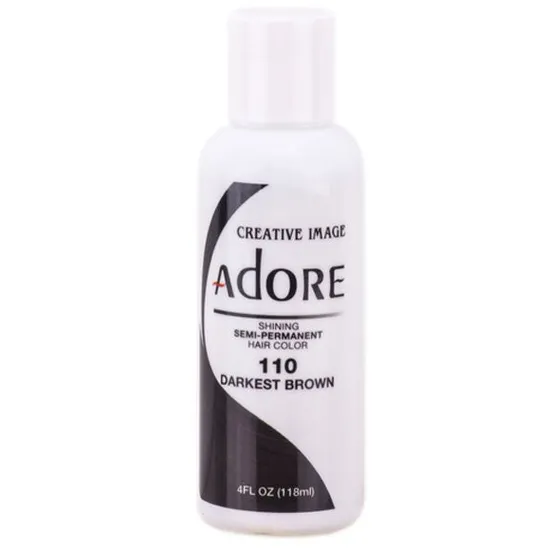 Adore Semi-Permanent Hair Colour Darkest Brown