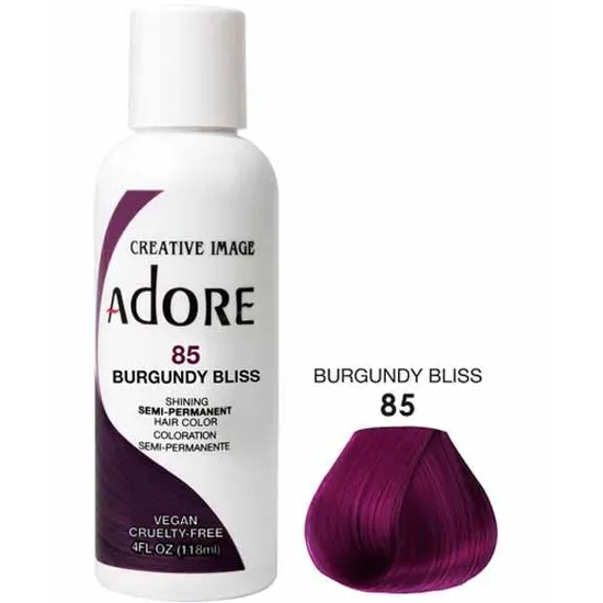 Adore Semi-Permanent Hair Colour Burgundy Bliss