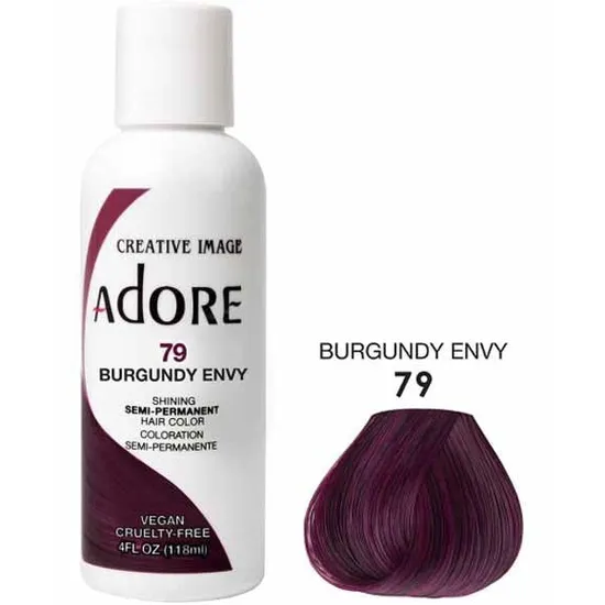 Adore Semi-Permanent Hair Colour Burgundy Envy