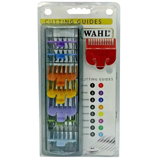 Wahl Colour Coded Hair Cutting Guides 8 Packs