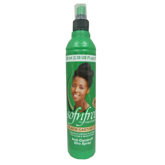 Sofn’Free Black Castor Oil Anti-Dandruff Afro Spray 350ml