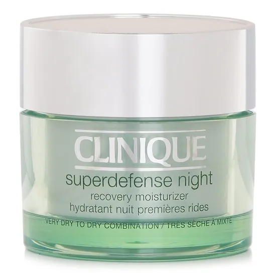 Clinique Superdefense Night Recovery Moisturiser Very Dry to Dry Combination