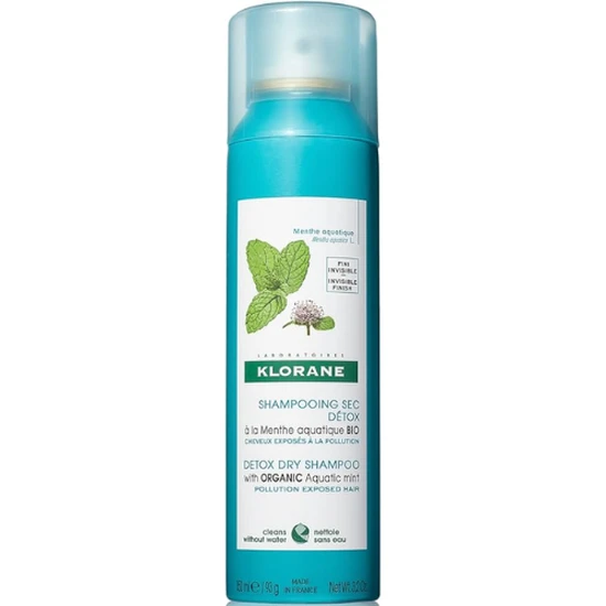 Klorane Aquatic Mint Detox Dry Shampoo 150ml