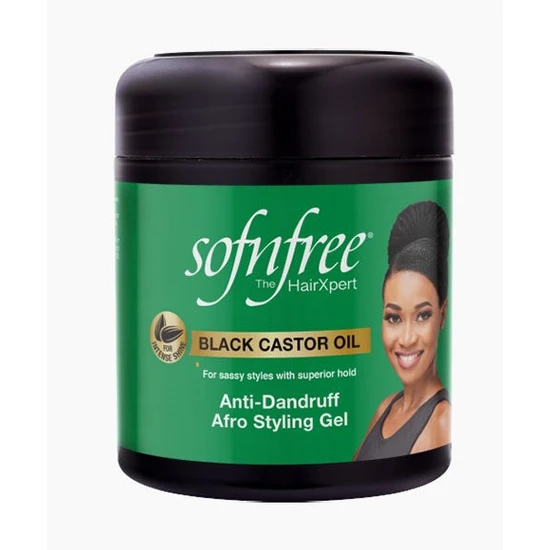 Sofn’Free Black Castor Oil Afro Styling Gel 500ml