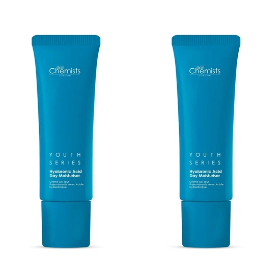 skinChemists 1% Hyaluronic Acid Day Moisturiser 50ml x 2