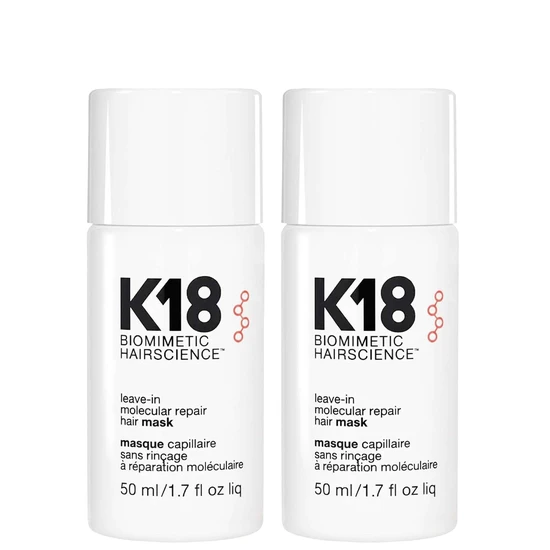 K18 Leave-In Molecular Repair Hair Mask 2 x 50ml