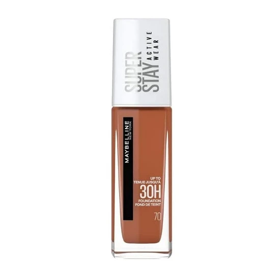 Maybelline Superstay Active Wear Full Coverage 30 Hour Long-Lasting Liquid Foundation 70 Cocoa