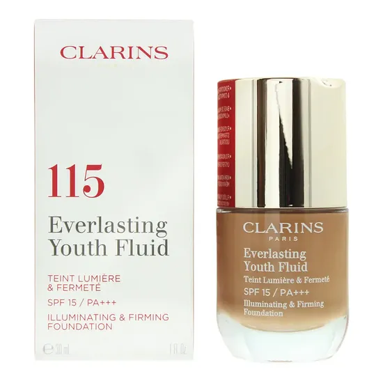 Clarins Everlasting Youth Fluid Foundation SPF 15 115-Cognac