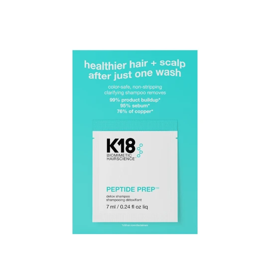 K18 Peptide Prep Detox Shampoo 7ml