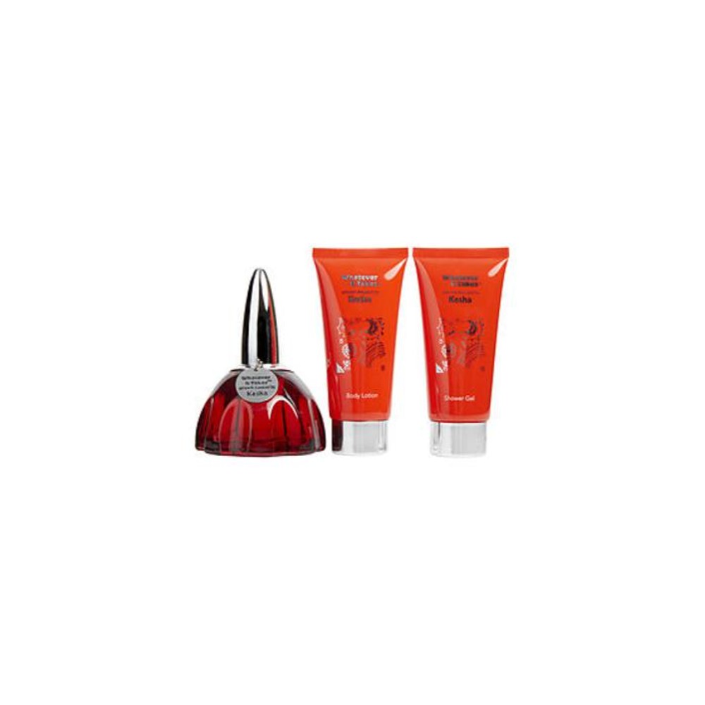 Whatever It Takes Kesha Gift Set 100ml EDP + 100ml Body Lotion + 100ml Shower Gel - 100ml EDP