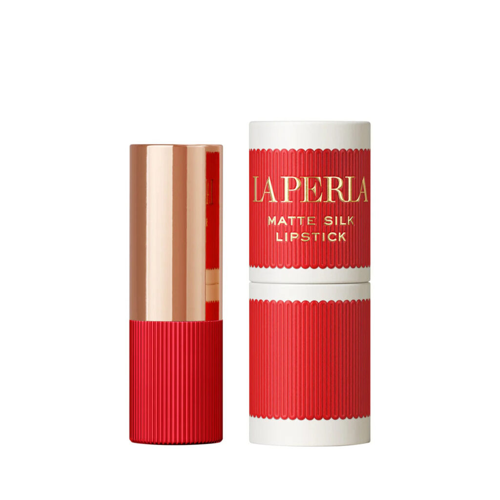 La Perla Matte Silk Lipstick - - Cinnamon Red / Regular
