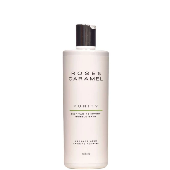 Rose & Caramel Purity Self Tan Removing Bubble Bath 500ml