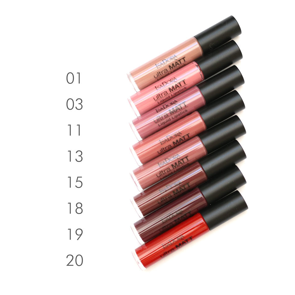 IsaDora Ultra Matt Liquid Lipstick - 20 Red Romance