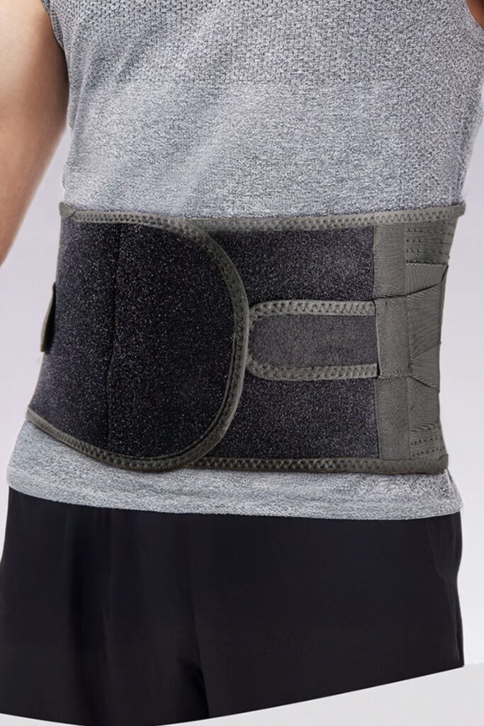 Adjustable Lumbar Support Belt(Size M) in Black | Size: Medium