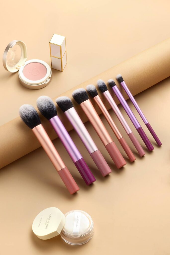 8PCS Professional Makeup Brush Tools Set in Pink