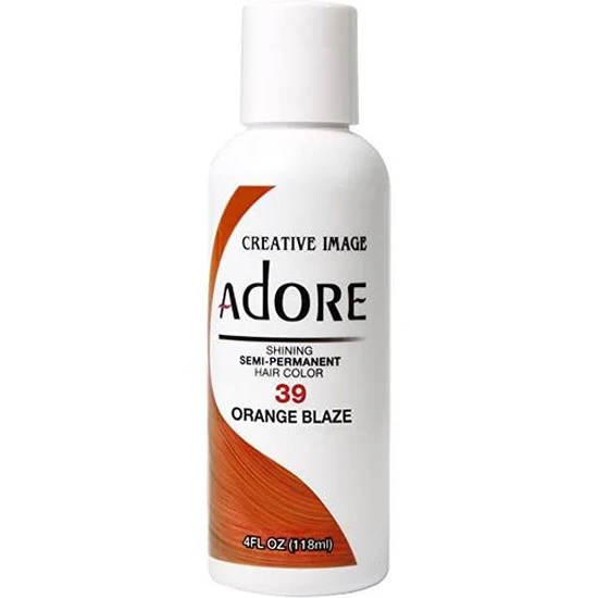 Adore Semi-Permanent Hair Colour Orange Blaze