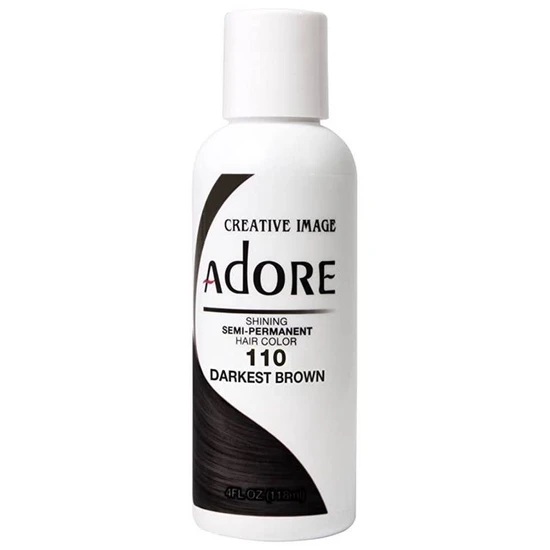Adore Semi-Permanent Hair Colour Darkest Brown