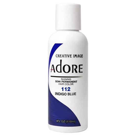 Adore Semi-Permanent Hair Colour Indigo Blue