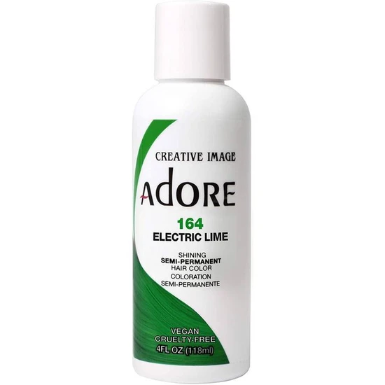 Adore Semi-Permanent Hair Colour Electric Lime