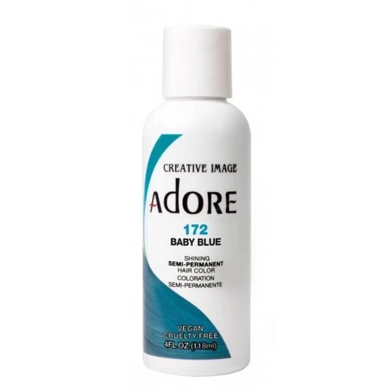 Adore Semi-Permanent Hair Colour Baby Blue