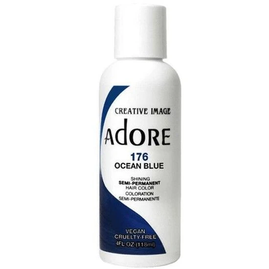 Adore Semi-Permanent Hair Colour Ocean Blue