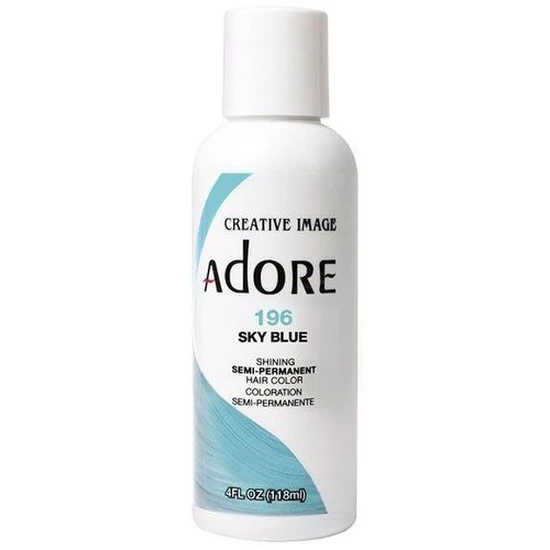 Adore Semi-Permanent Hair Colour Sky Blue