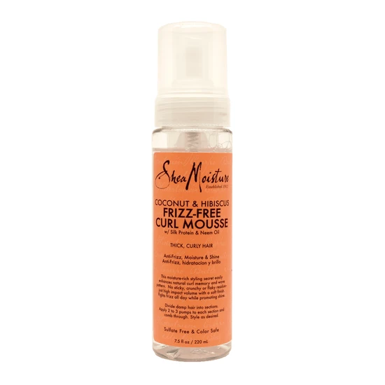Shea Moisture Coconut & Hibiscus Frizz-Free Curl Mousse 220ml