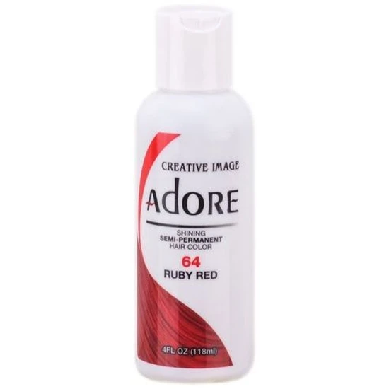 Adore Semi-Permanent Hair Colour Ruby Red
