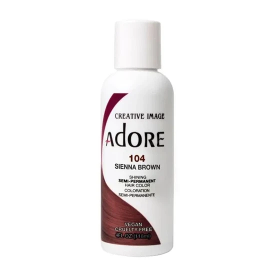 Adore Semi-Permanent Hair Colour Sienna Brown