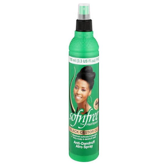 Sofn’Free Black Castor Oil Anti-Dandruff Afro Spray 350ml