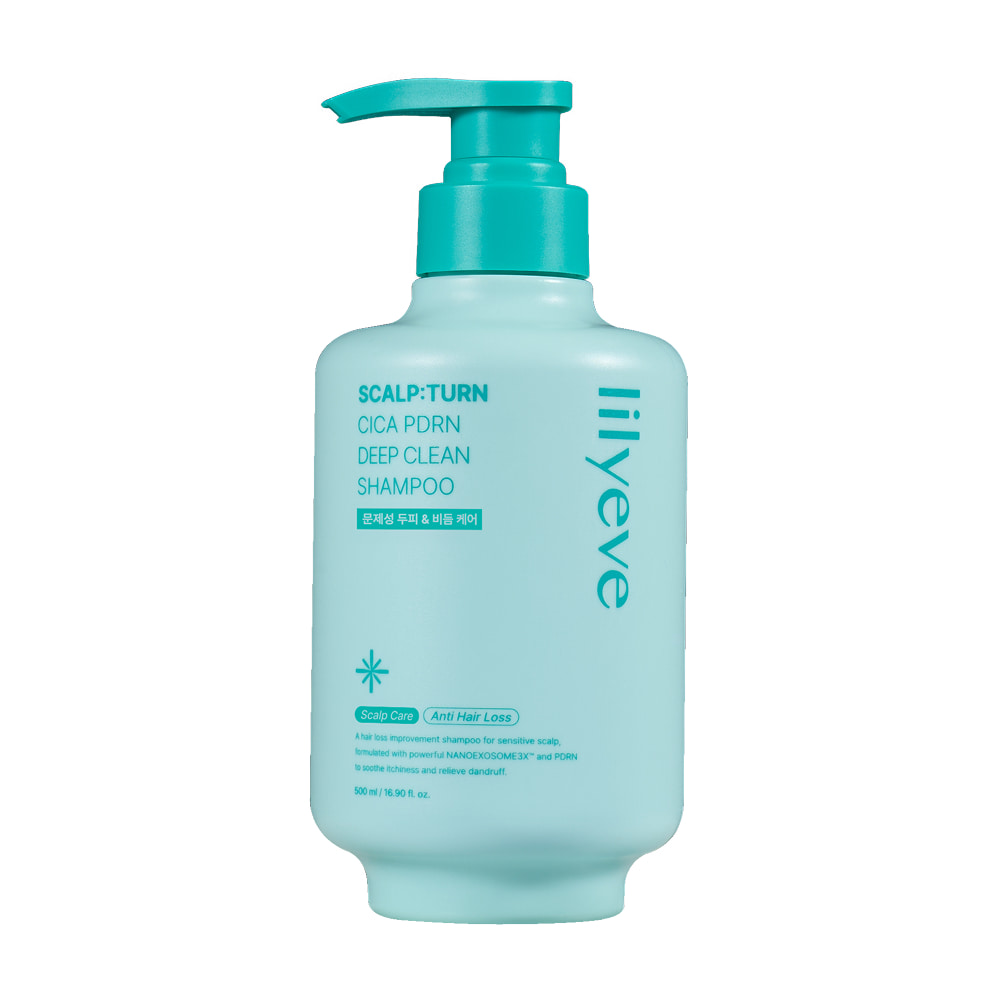 Scalp Turn Cica PDRN Deep Clean Shampoo, 500ml, 1pack