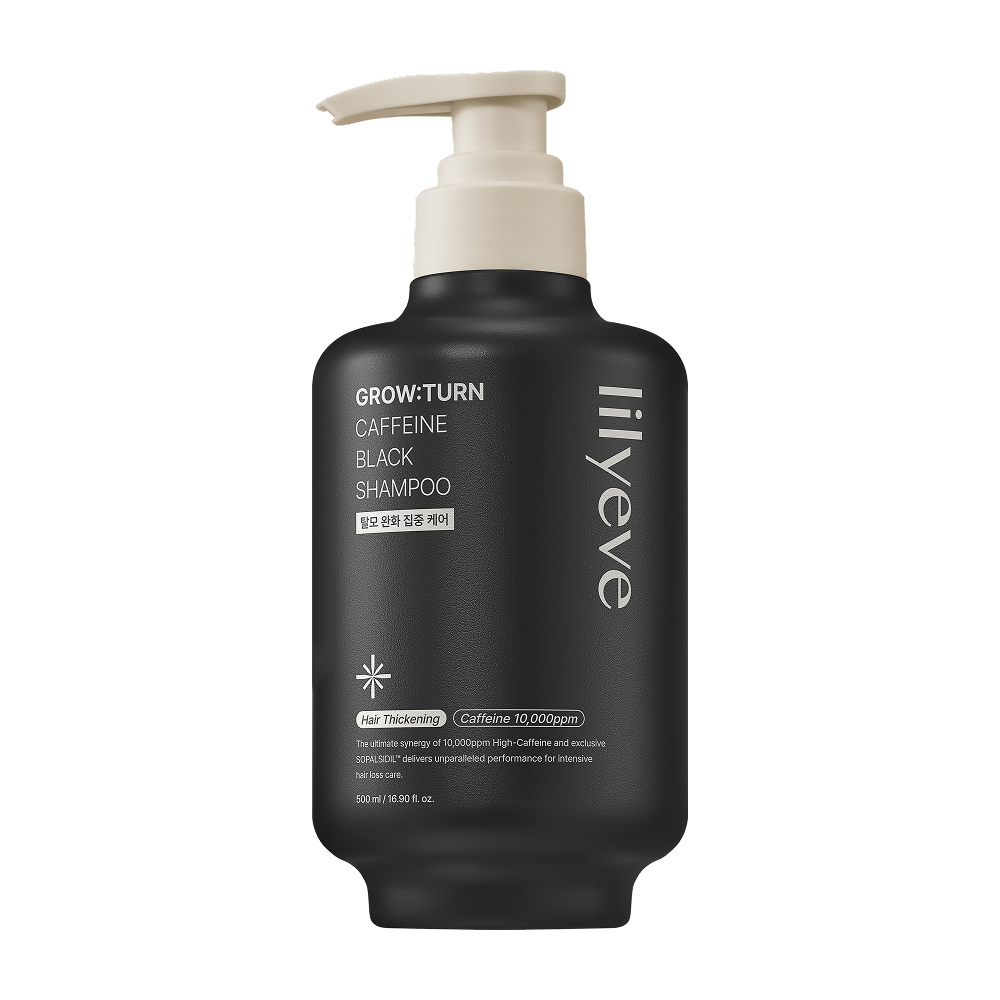 Grow Turn Caffeine Black Shampoo, 500ml, 1pack