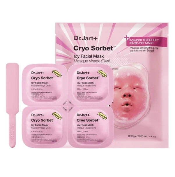 Cryo Sorbet Icy Facial Mask, 4ea, 1pack, 4ea, 1pack