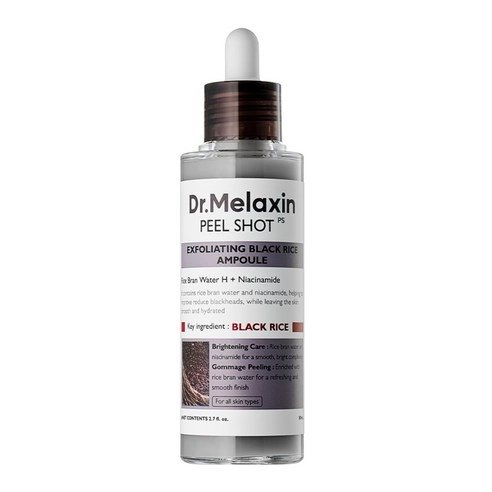 Peel Shot Black Rice Exfoliating Ampoule, 80ml, 80ml, 1pack