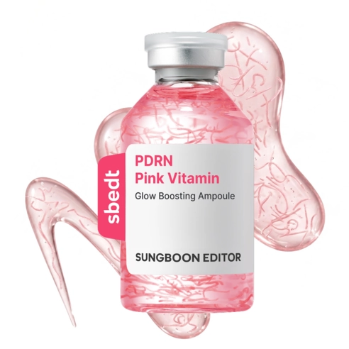 PDRN Pink Vitamin Glow Boosting Ampoule, 40ml, 1pack